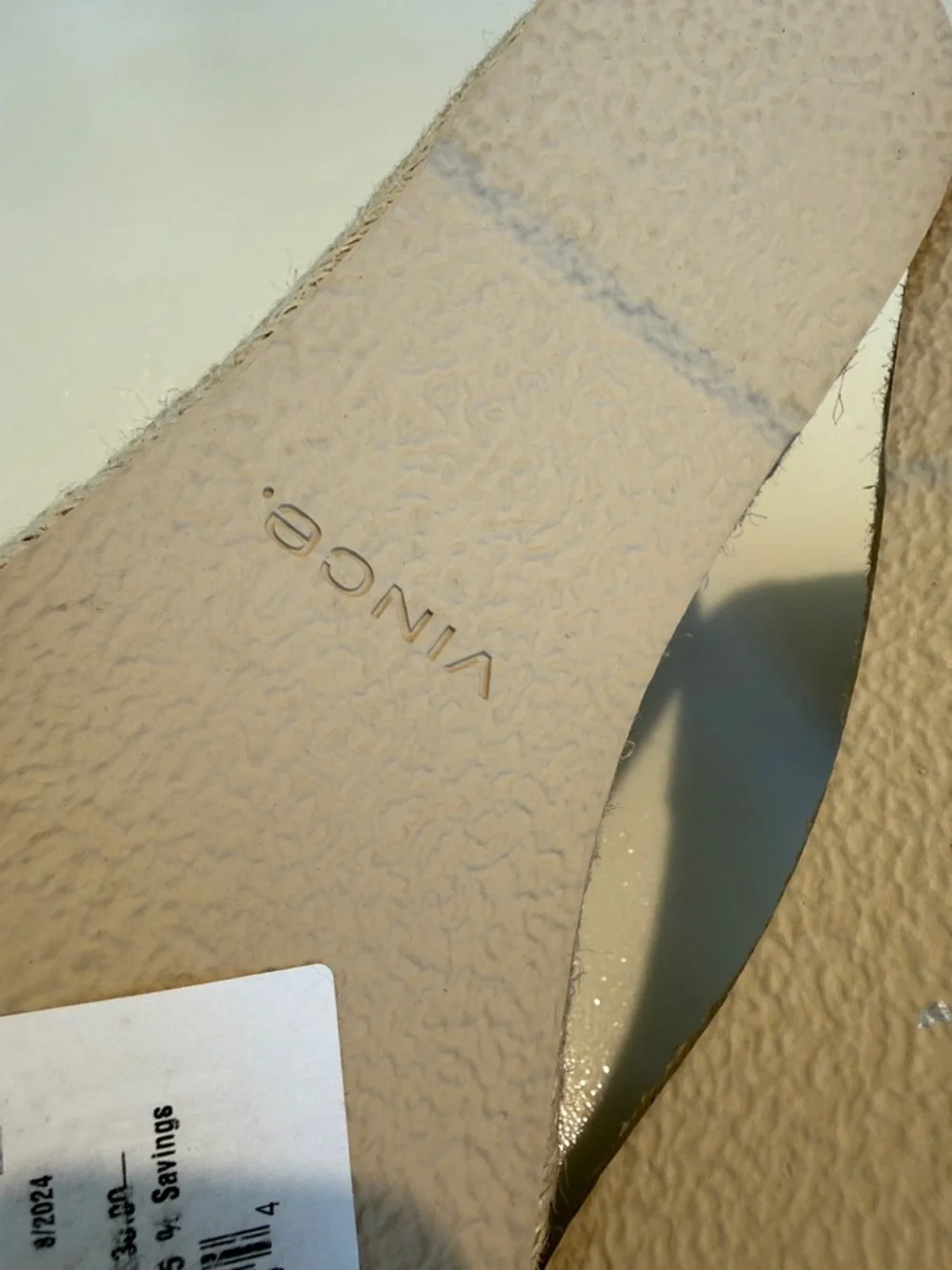 Vince Tan Suede Espadrille Wedge Sandals